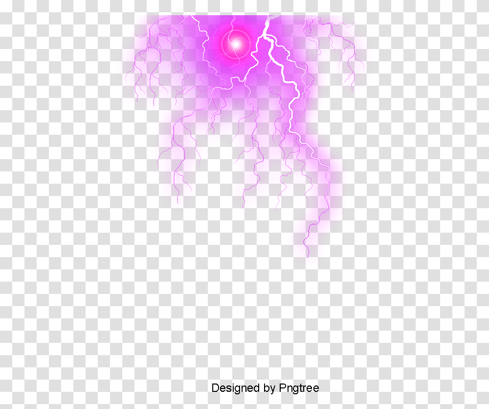 Purple Lightning Illustration, Plot, Animal Transparent Png