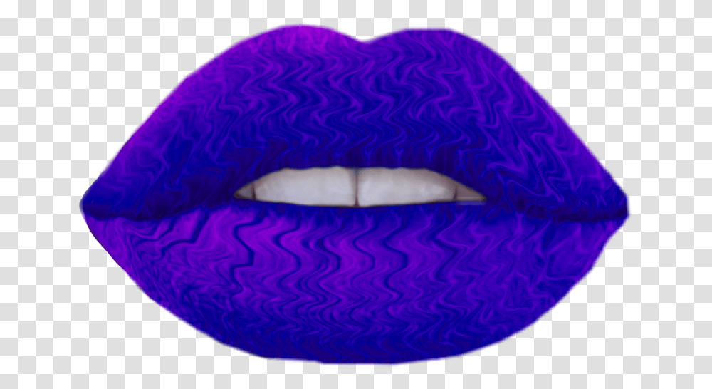 Purple Lips Loveseat, Cushion, Pillow, Mouth, Rug Transparent Png