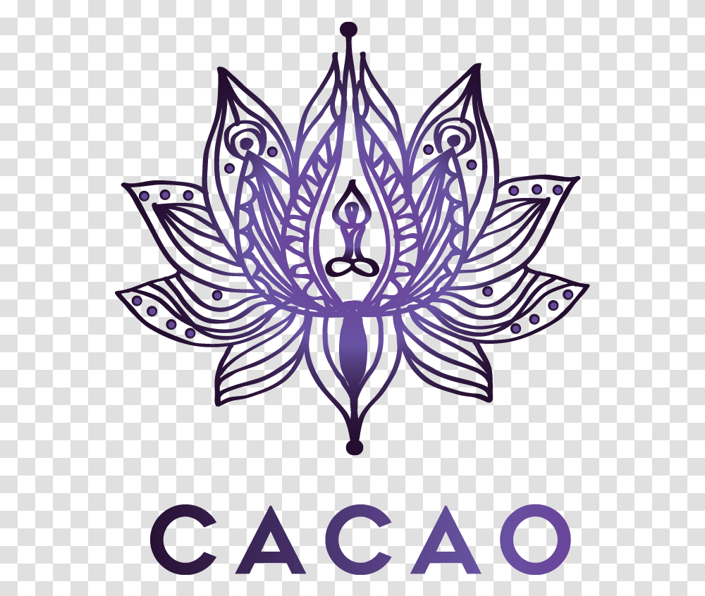 Purple Lotus 3by Cacao Lotus, Emblem, Logo, Trademark Transparent Png