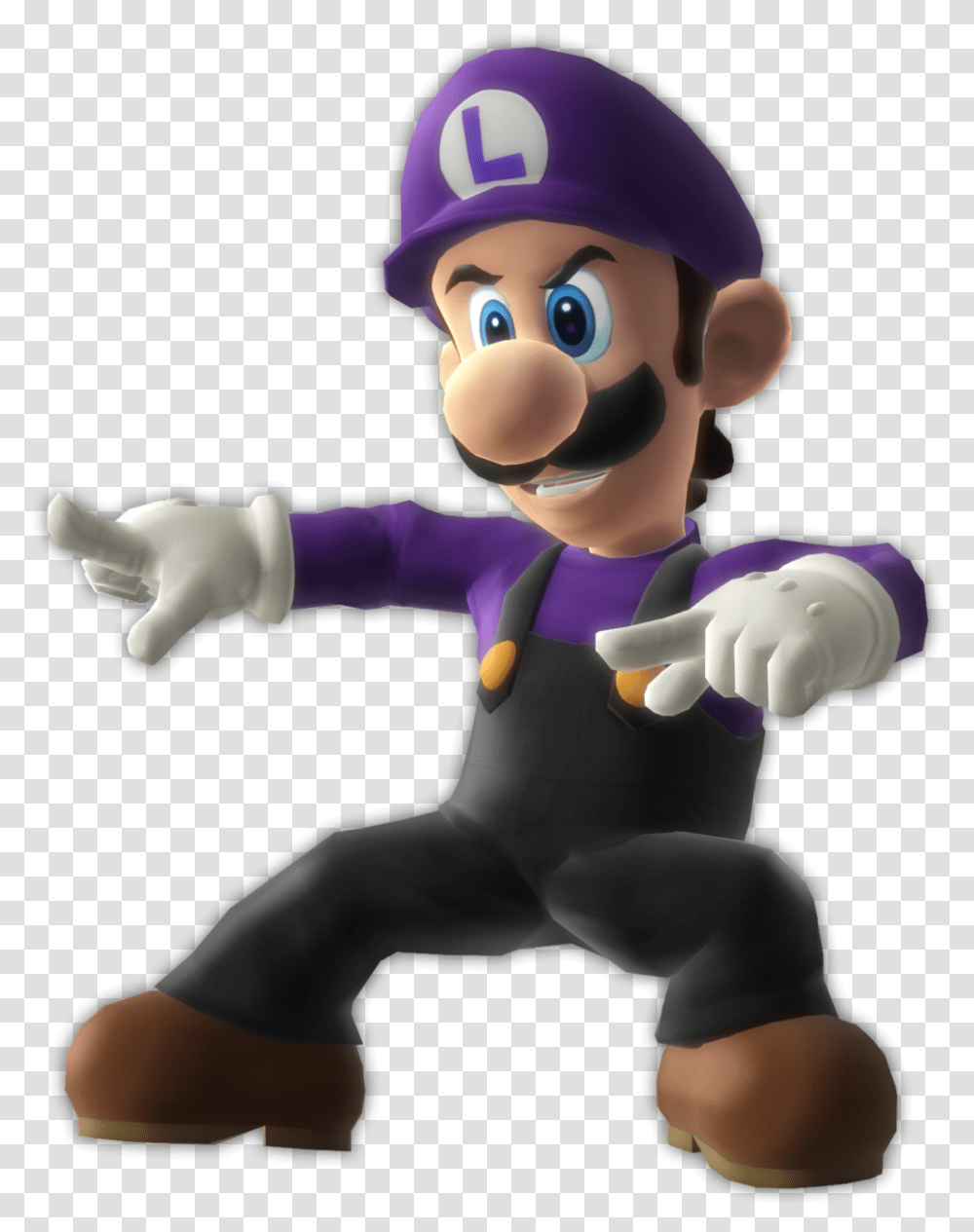 Purple Luigi, Super Mario, Person, Human, People Transparent Png