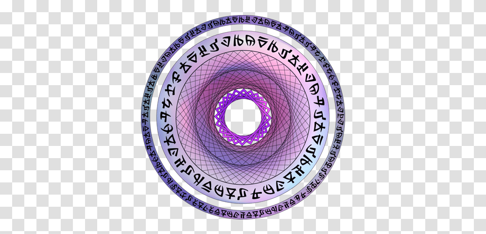 Purple Magic Circle Clip Art, Label, Text, Pattern, Alphabet Transparent Png
