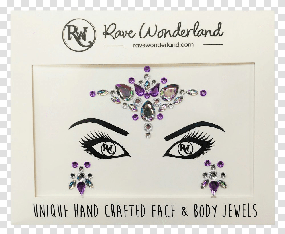 Purple Magic Rhinestone Rave Face Jewel Rave, Accessories, Bird, Jewelry Transparent Png
