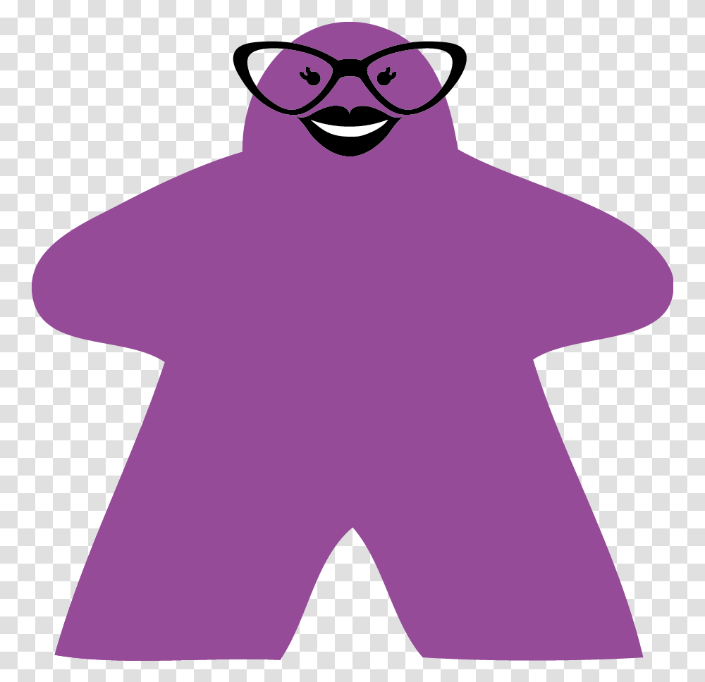Purple Meeple Image Meeple Purple, Clothing, Apparel, Sleeve, Long Sleeve Transparent Png