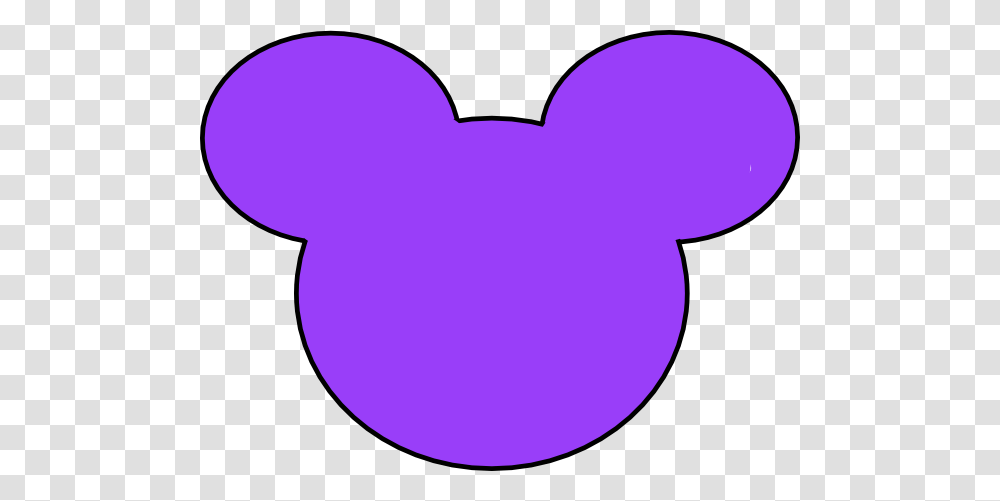 Purple Mickey Mouse Purple Mickey Mouse Outline Clip Art Transparent Png
