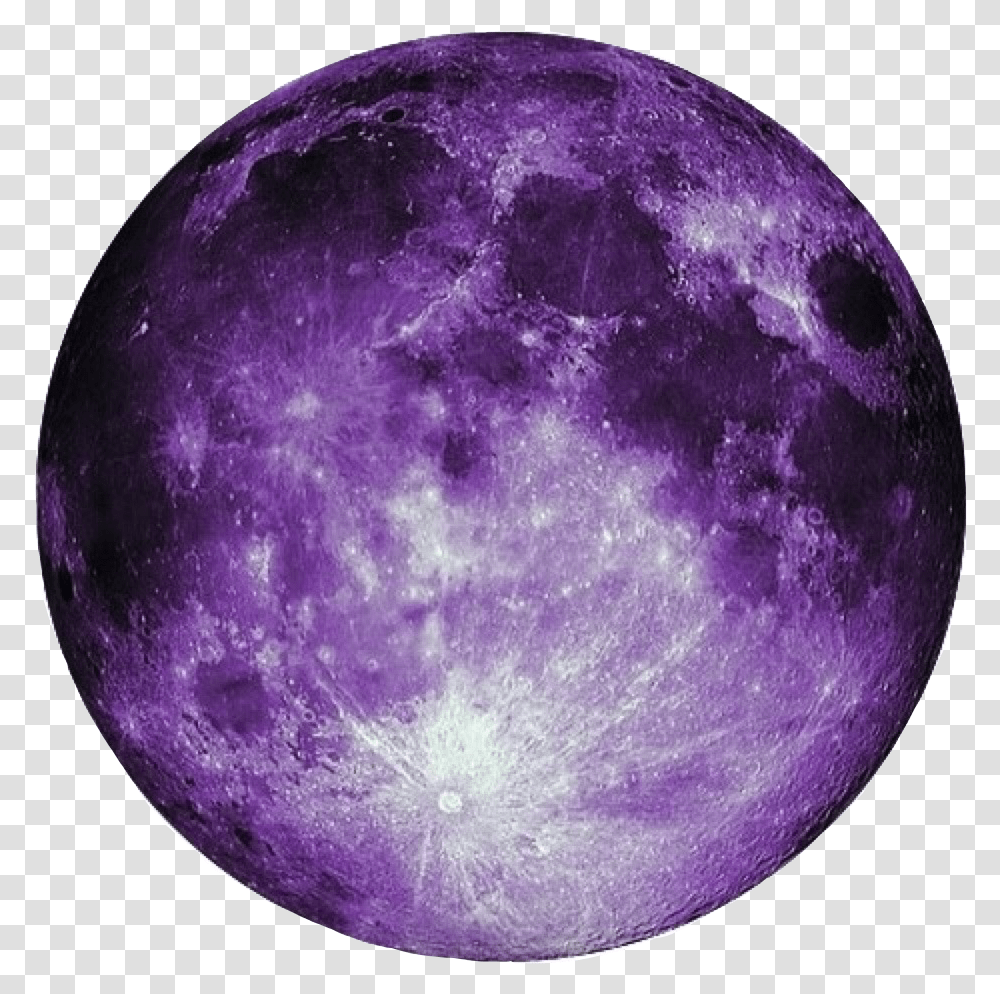 Purple Moon Freetoedit Purple Moon No Background, Outer Space, Night, Astronomy, Outdoors Transparent Png