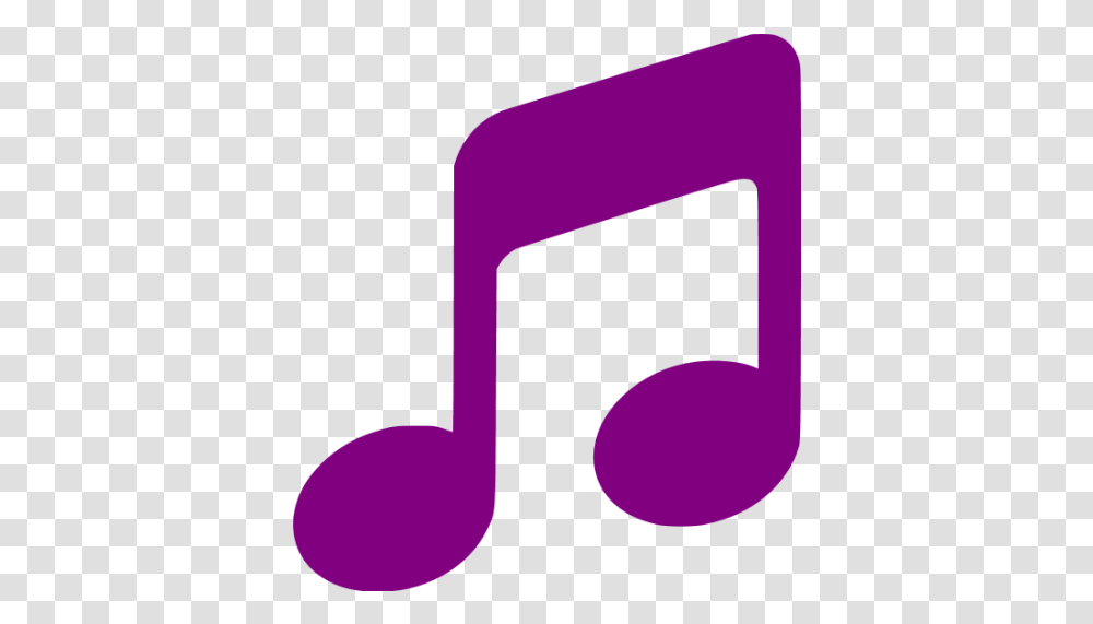 Purple Music 2 Icon Free Purple Music Icons Colorful Single Musical Notes, Label, Text, Symbol, Sticker Transparent Png