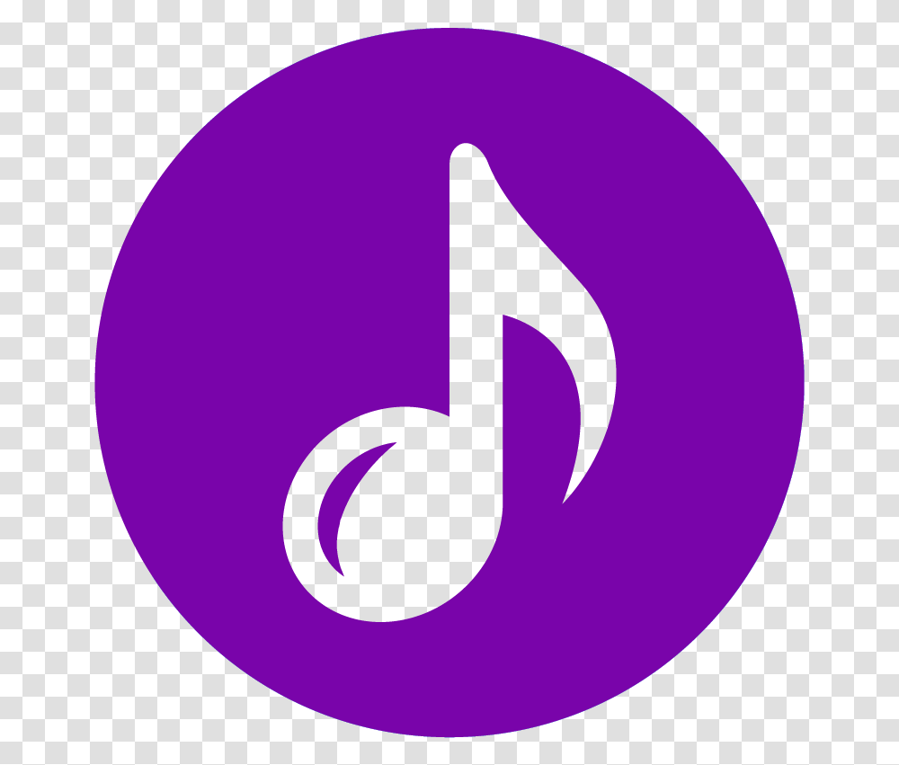 Purple Music Note Icon Purple Music Notes Logo, Trademark, Alphabet Transparent Png