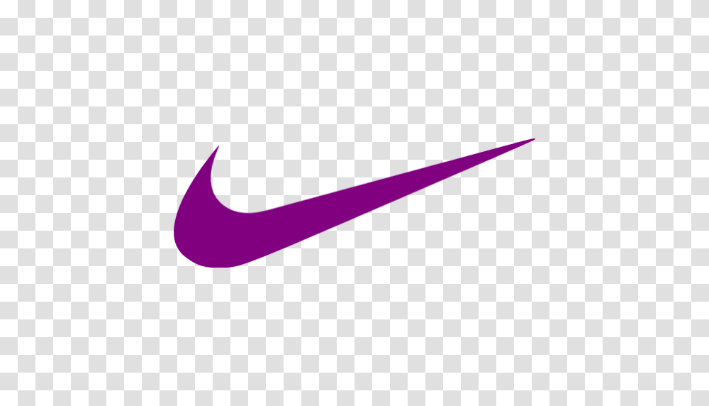 Purple Nike Icon, Logo, Trademark, Axe Transparent Png