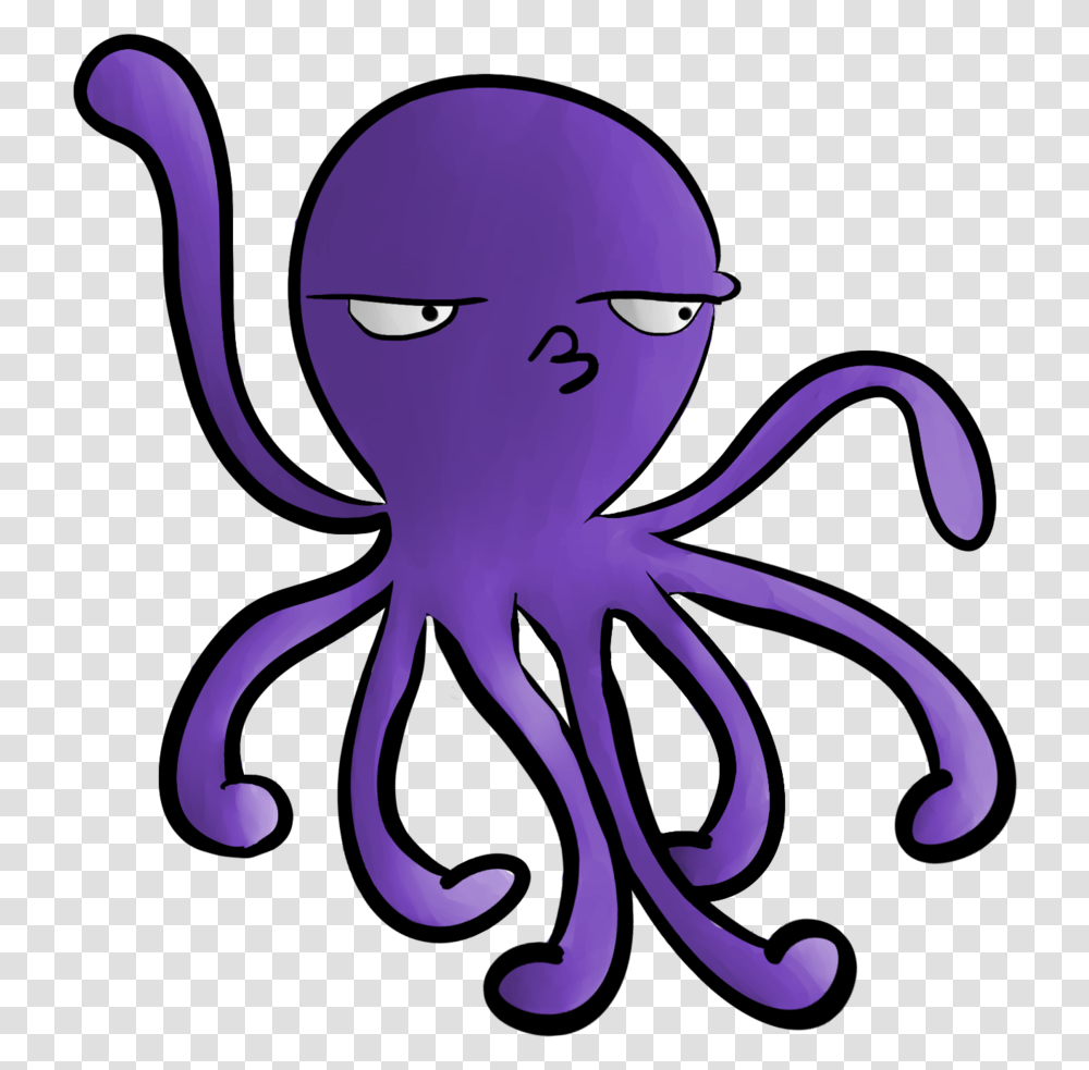 Purple Octopus Real Purple Octopus, Sea Life, Animal, Invertebrate, Jellyfish Transparent Png