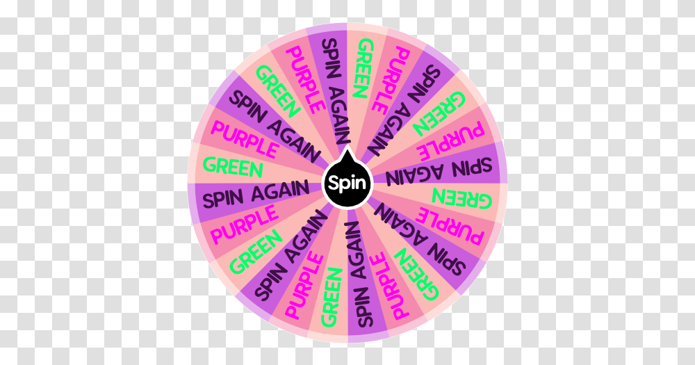 Purple Or Green Gta 5 Spin The Wheel App Dot, Word, Text, Label, Disk Transparent Png