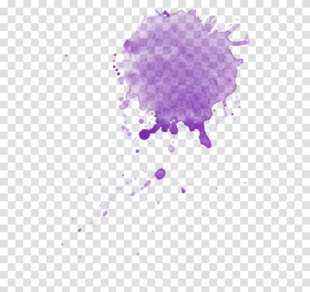 Purple Paint Splatter, Lighting, Silhouette Transparent Png