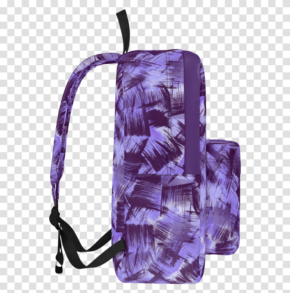 Purple Paint Strokes Laptop Bag, Accessories, Tie, Handbag, Purse Transparent Png