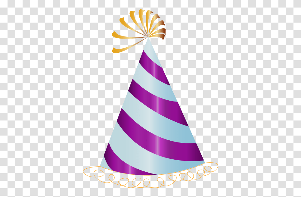 Purple Party Hat Clip Art, Apparel Transparent Png