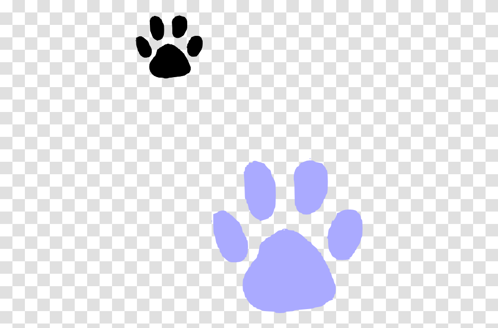 Purple Paw Print Clip Art, Footprint Transparent Png