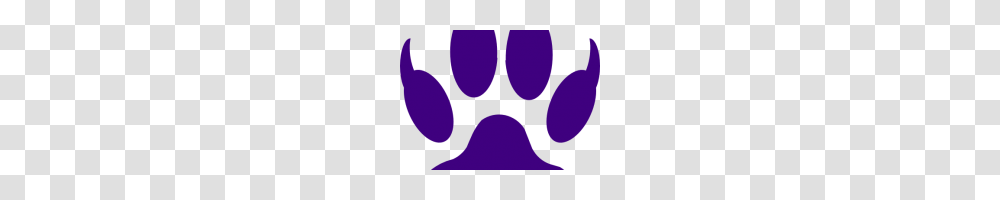Purple Paw Prints Dog Cougar Cat Paw Tiger Paw Print Cliparts, Weapon, Weaponry, Alien Transparent Png