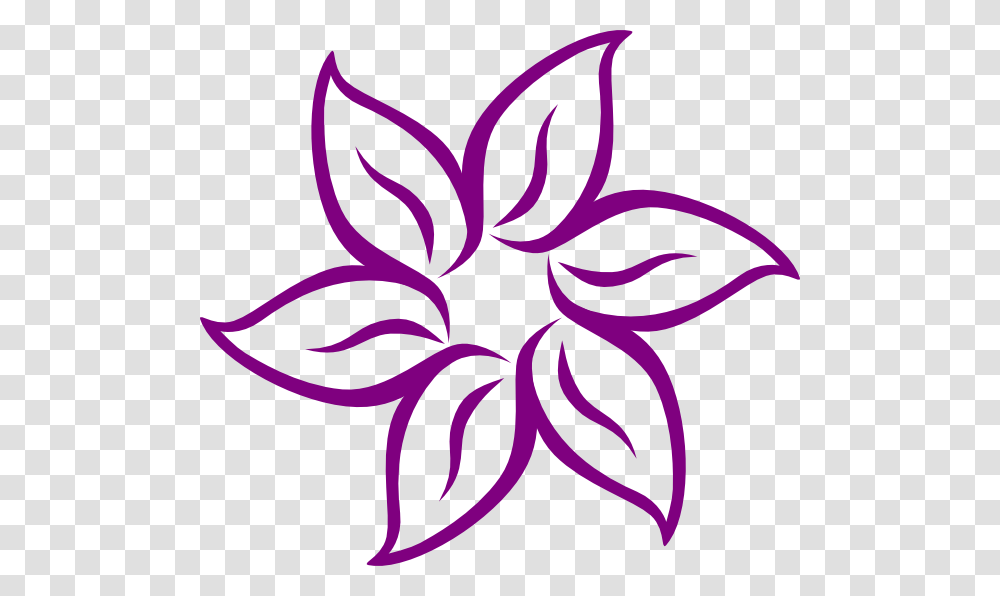 Purple Pink Flower Clip Art For Web, Pattern, Logo, Trademark Transparent Png