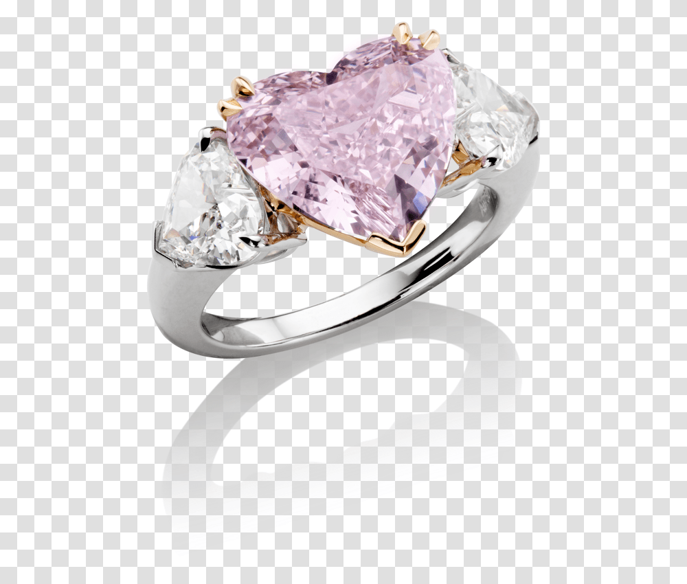 Purple Pink Heart Star Diamond Private Jeweller Ring, Gemstone, Jewelry, Accessories, Accessory Transparent Png