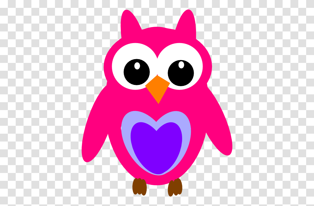 Purple Pink Owl Purple Pink Owl Owl Clip Art And Owl, Animal, Bird, Heart Transparent Png
