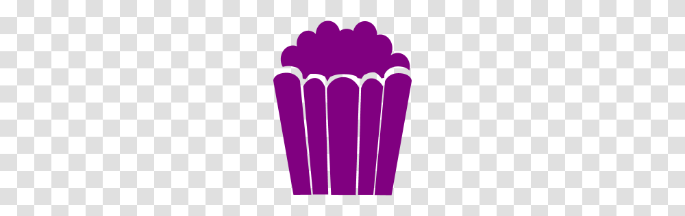 Purple Popcorn Icon, Maroon, Sweets, Food, Confectionery Transparent Png
