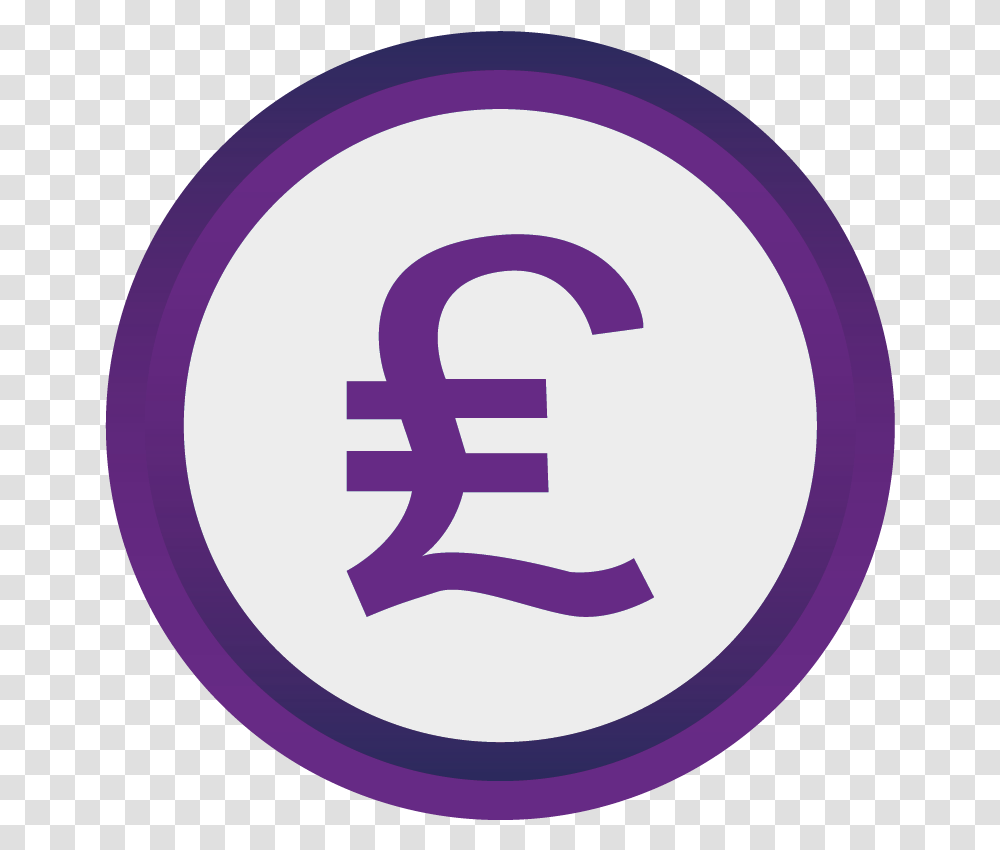 Purple Pound Icon Vertical, Number, Symbol, Text, Logo Transparent Png