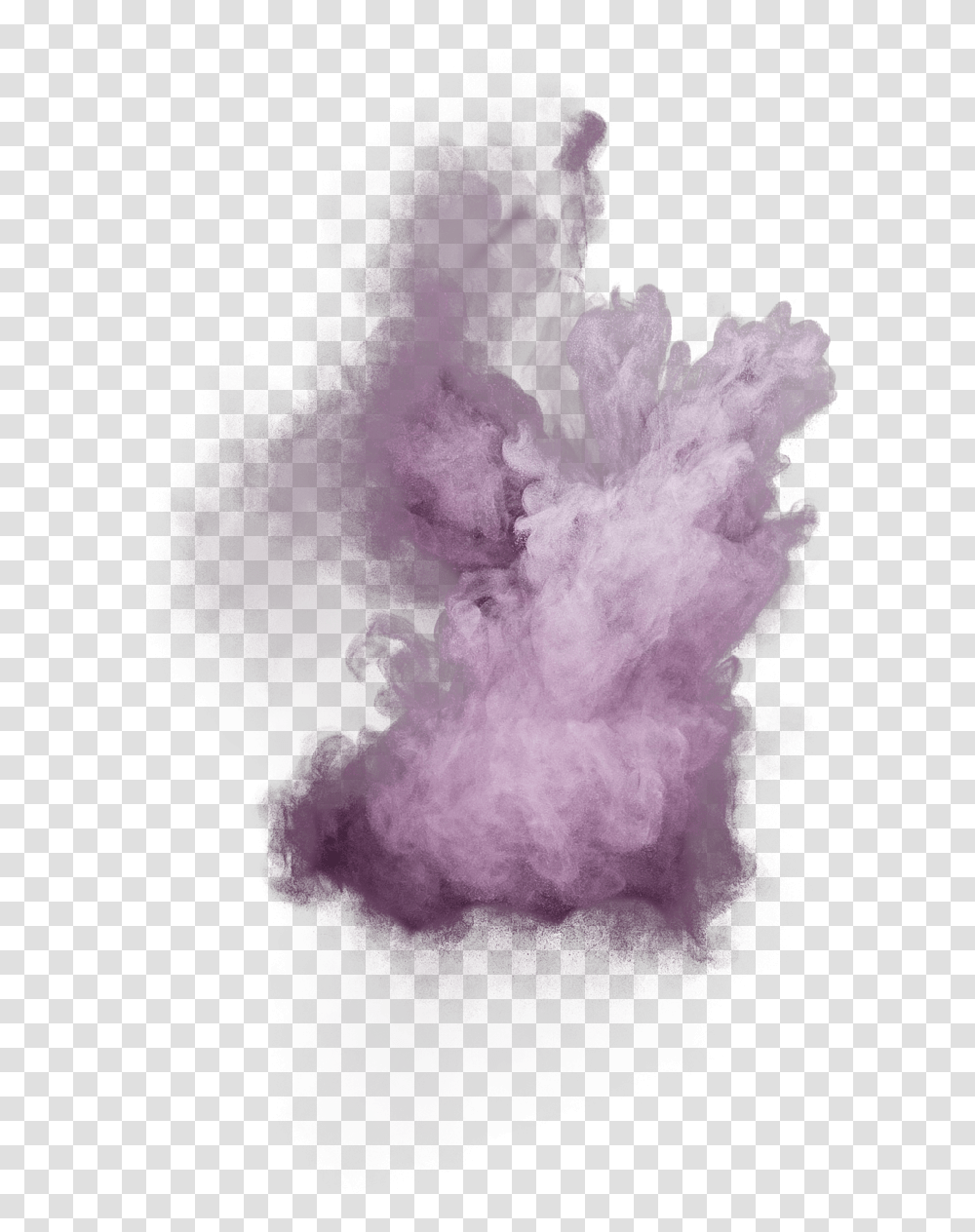 Purple Powder Explosion Colorful Smoke, Nature, Texture Transparent Png