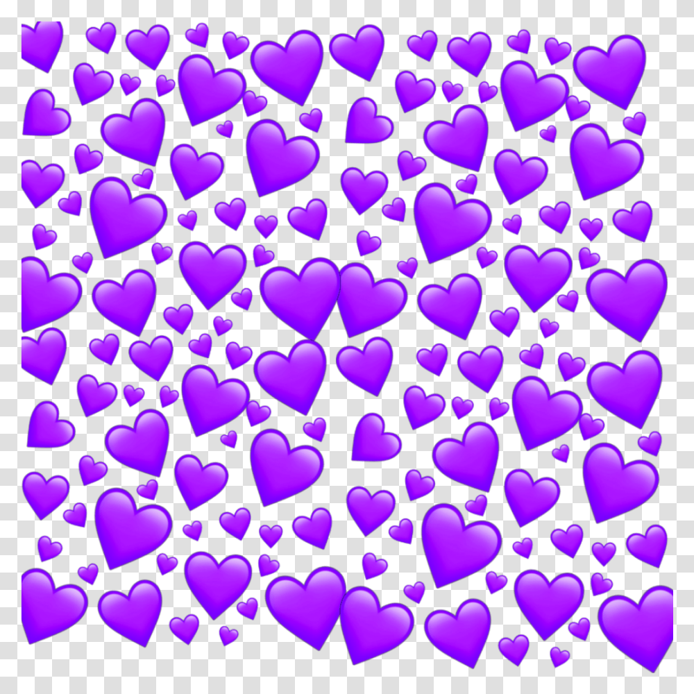 Purple Purple Heart Emoji Background, Glitter, Light, Paper, Texture Transparent Png