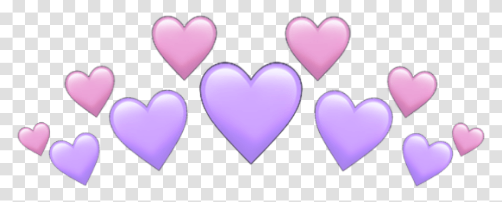 Purple Purpleheart Purplehearts Hearts Heart Crown Heart, Cushion, Pillow, Female, Girl Transparent Png