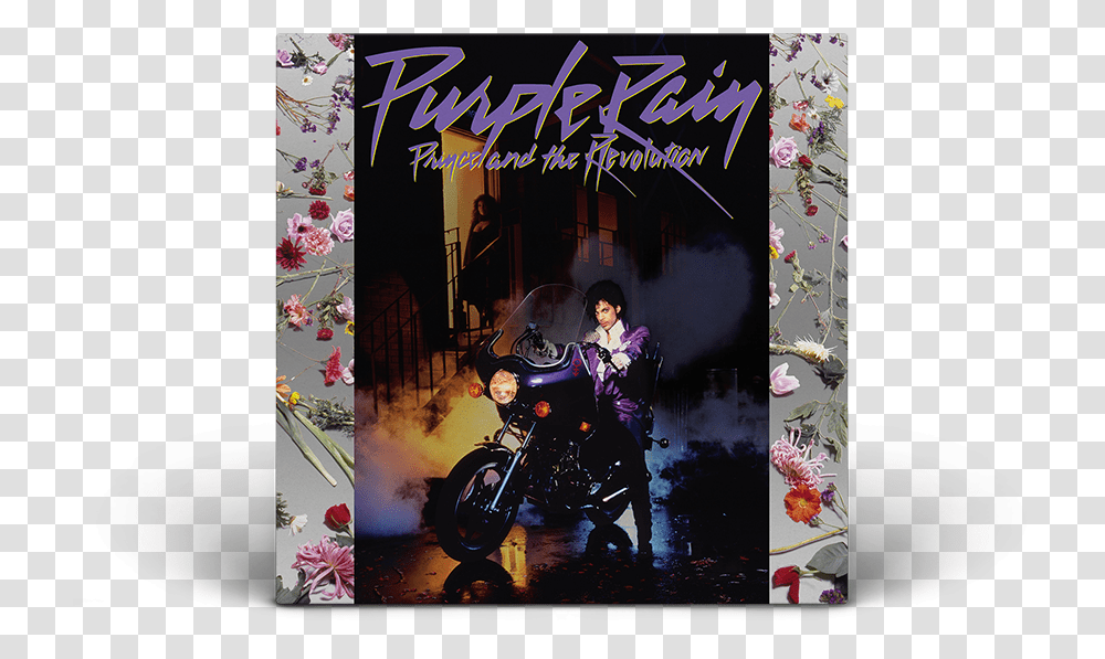 Purple Rain Prince Cover, Motorcycle, Wheel, Machine, Person Transparent Png