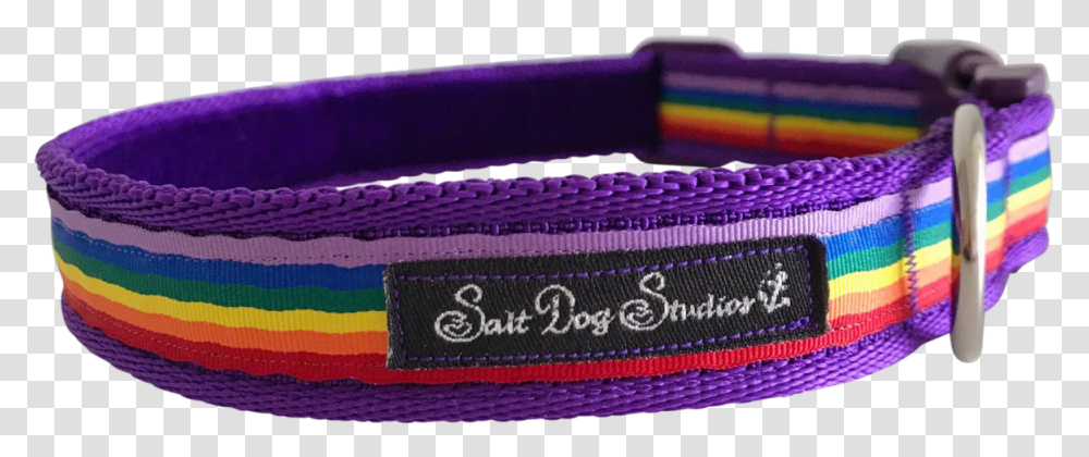 Purple Rainbow Ribbon Dog Collar Belt, Zipper, Accessories, Accessory, Strap Transparent Png