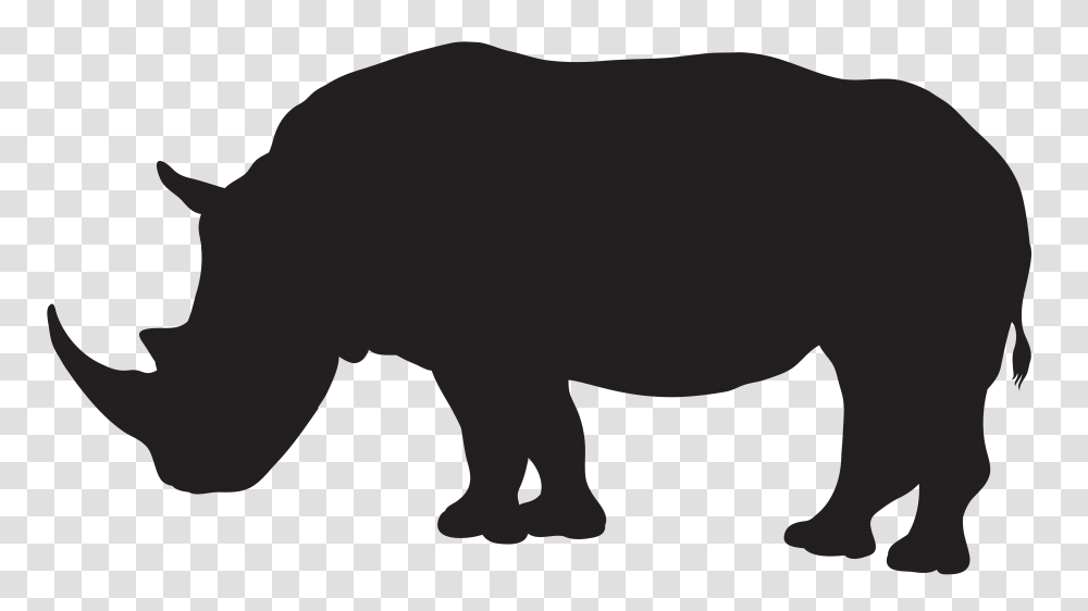 Purple Rhino Cliparts, Mammal, Animal, Wildlife, Silhouette Transparent Png