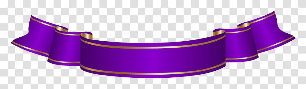 Purple Ribbon Banner, Bow, Label, Cushion Transparent Png