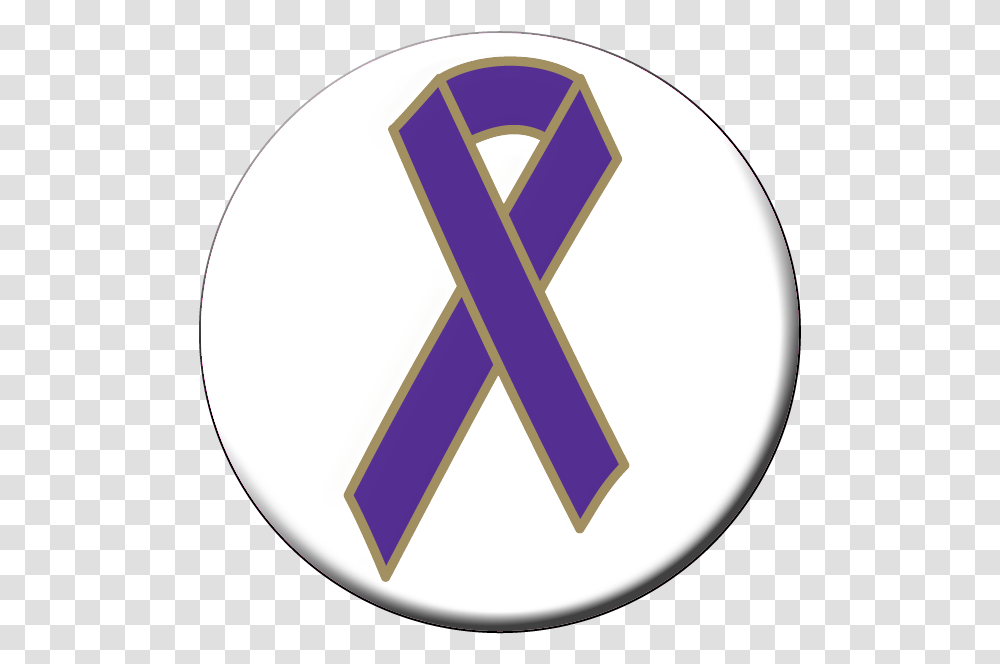 Purple Ribbon Button Clip Art, Logo, Symbol, Trademark, Badge Transparent Png