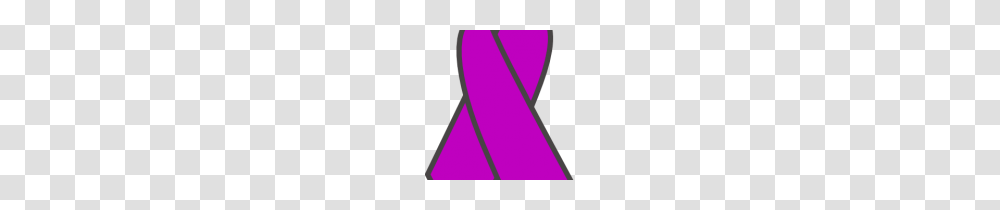 Purple Ribbon Clipart Purple Ribbon Clip Art, Apparel, Footwear, Flip-Flop Transparent Png