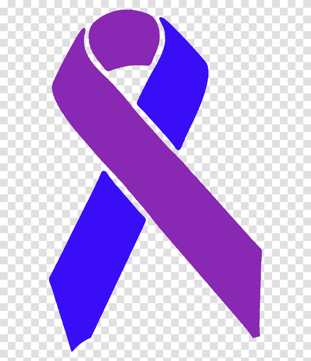 Purple Ribbon Light Blue And Purple Ribbon Meaning Transparent Png