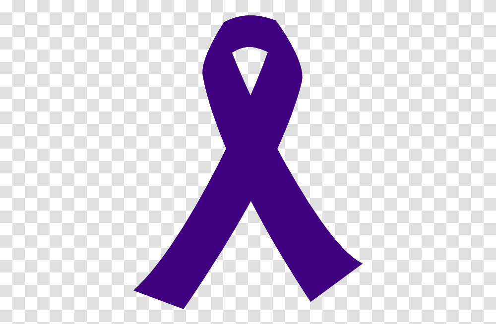 Purple Ribbon Picture Colon Cancer Ribbon Color, Clothing, Apparel, Hand, Alphabet Transparent Png