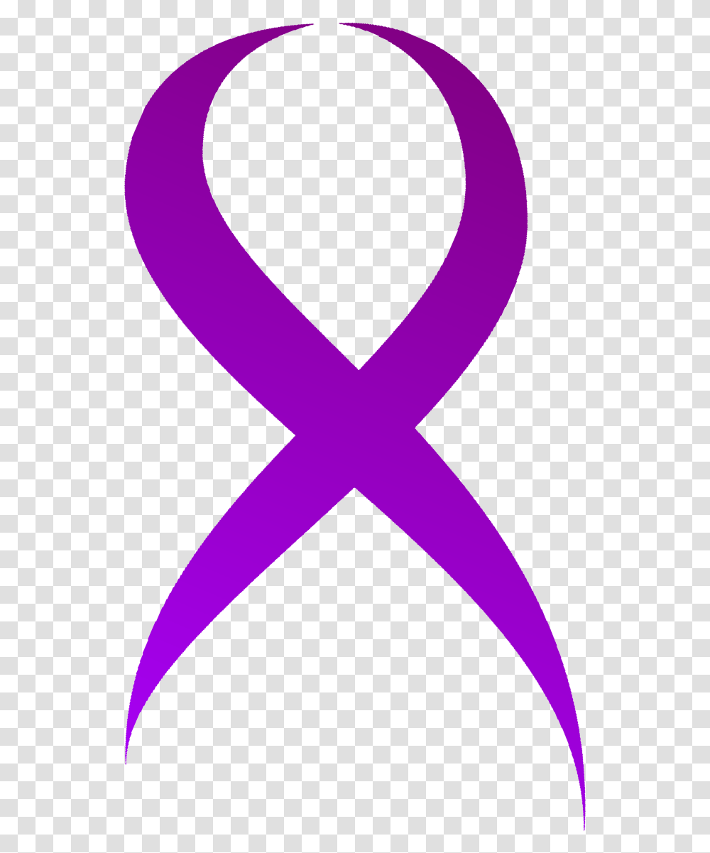 Purple Ribbon - Sobizity Lazo Morado, Logo, Symbol, Trademark, Word Transparent Png