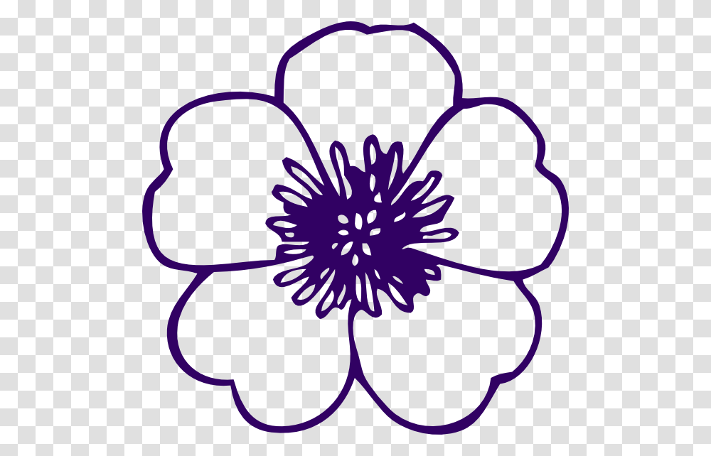 Purple Rose Clipart Leaf Outline, Plant, Flower, Blossom, Petal Transparent Png