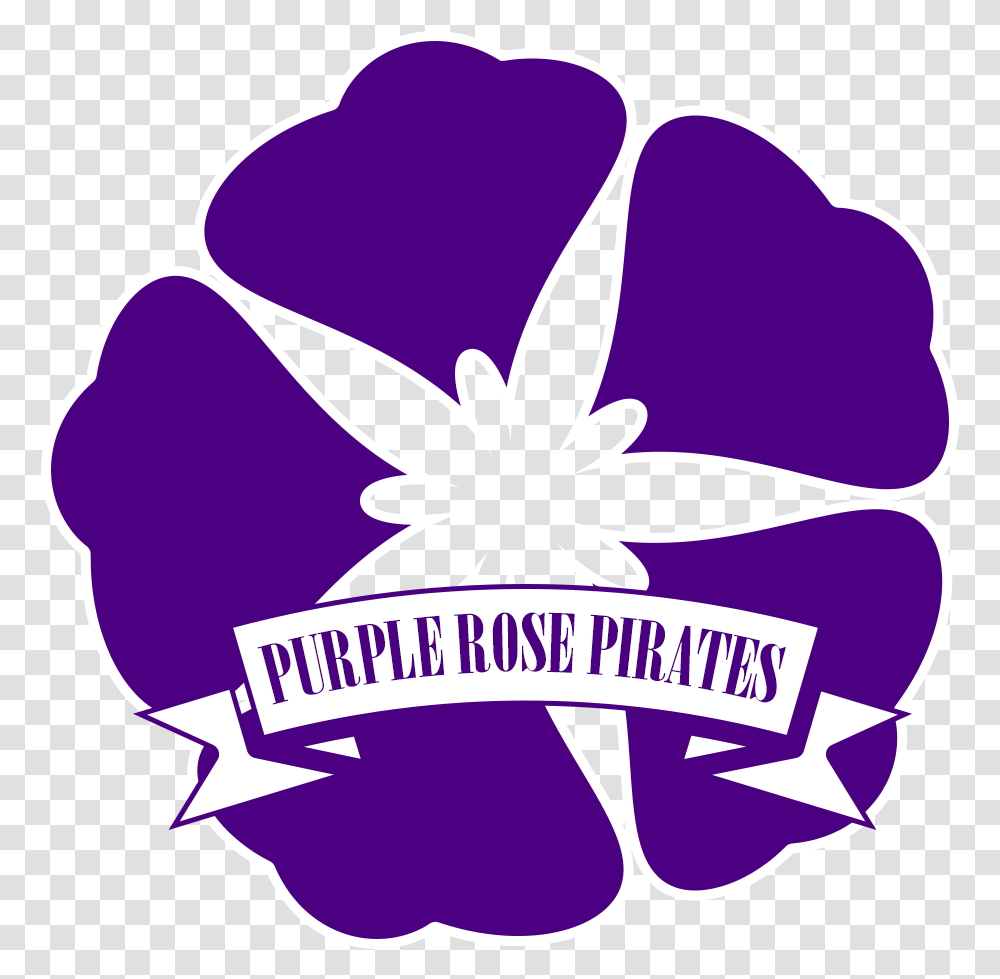 Purple Rose Pirates Illustration, Plant, Flower, Blossom, Geranium Transparent Png