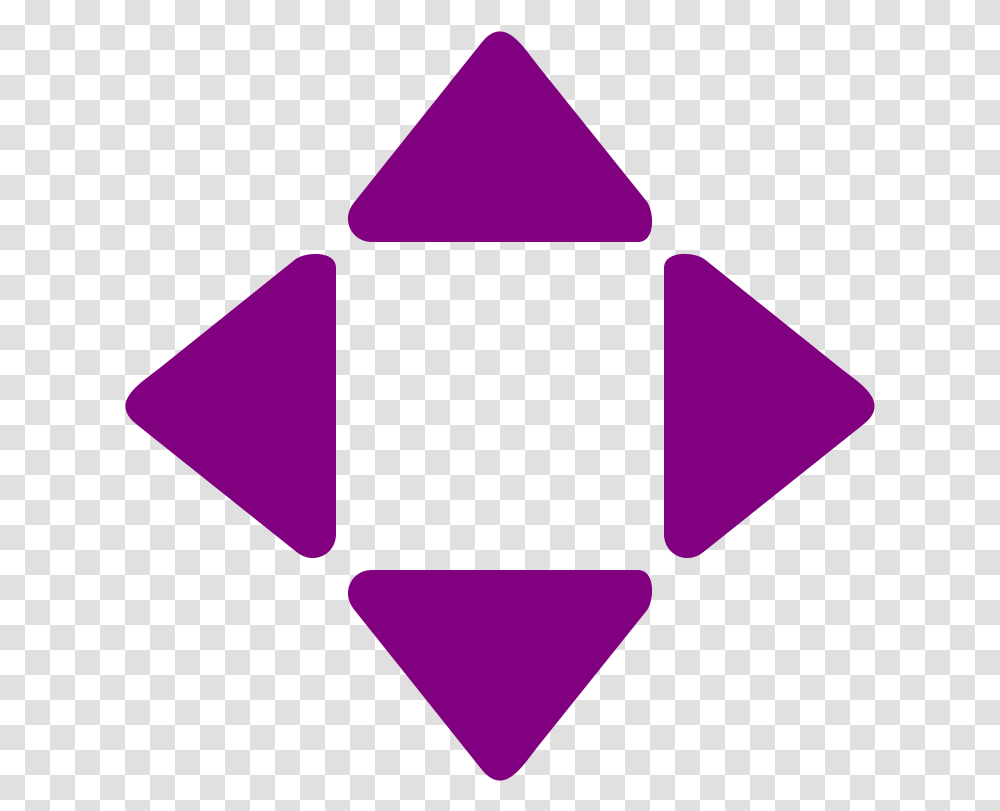 Purple Rounded Arrows Rpg Maker Vx Window Skins, Triangle, Star Symbol Transparent Png