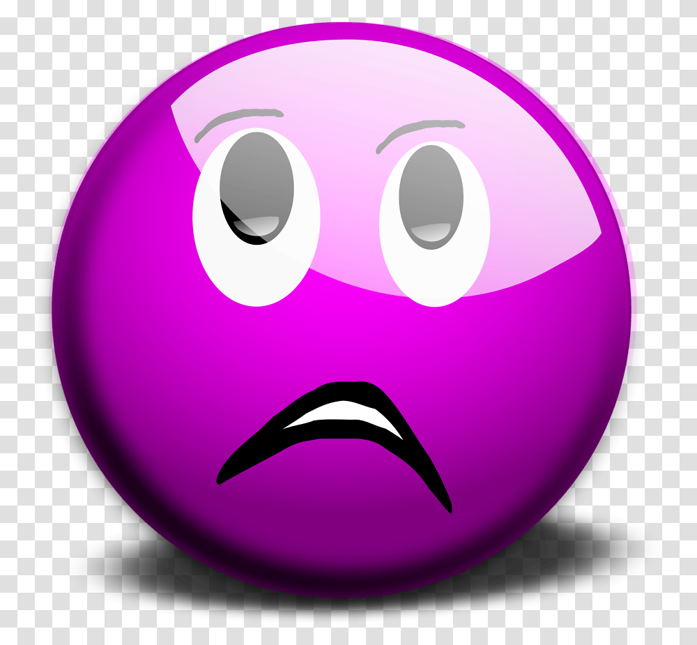 Purple Sad Emoji, Ball, Sphere, Bowling, Sport Transparent Png