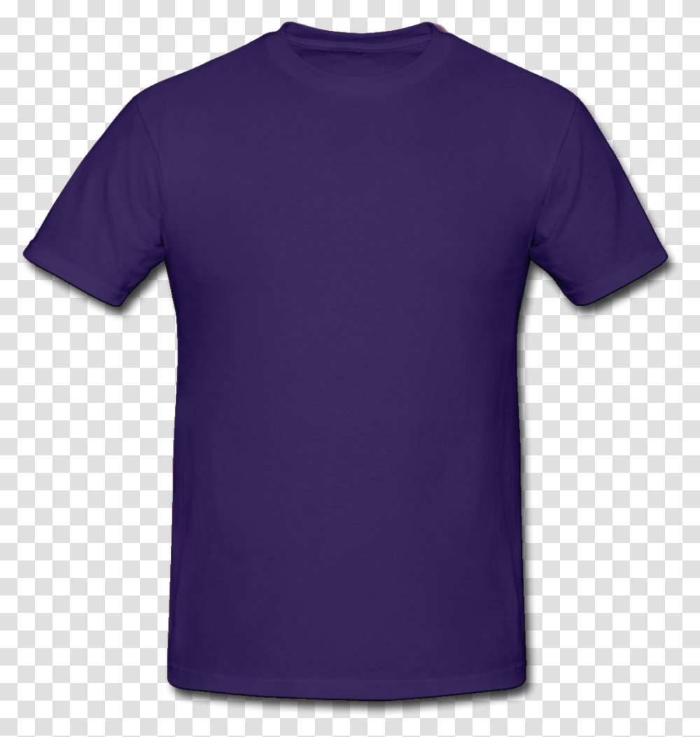 Purple Shirt Picture Purple T Shirt For Men, Clothing, Apparel, T-Shirt, Sleeve Transparent Png