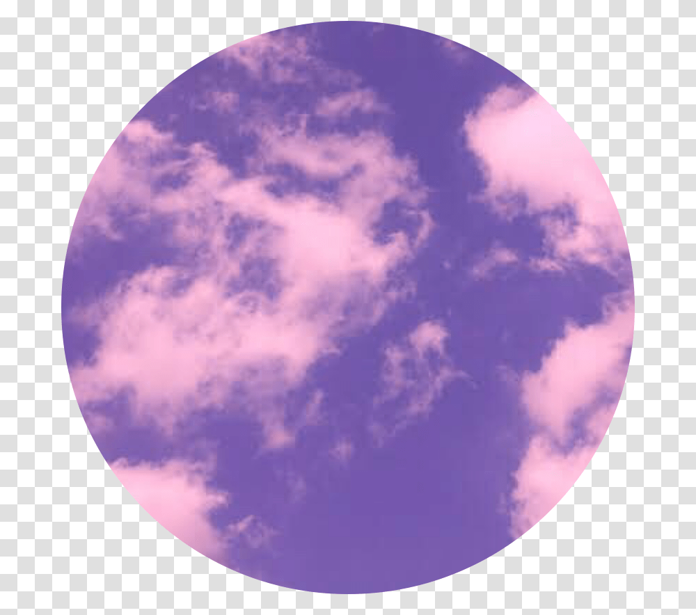 Purple Sky Circle Background Pastel Cloud Ok Im Taking A Nap, Moon, Outer Space, Night, Astronomy Transparent Png