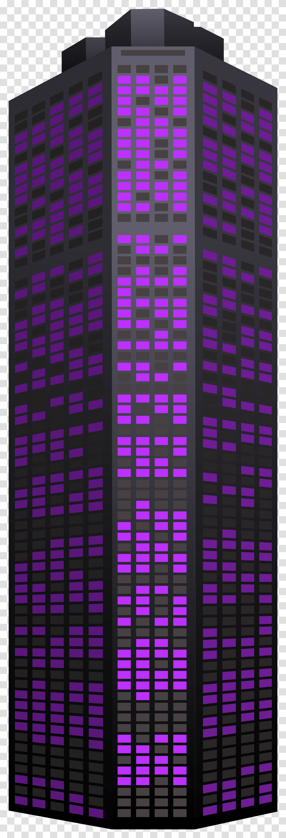 Purple Skyscraper Clip Art Purple Skyscraper, High Rise, City, Urban, Building Transparent Png