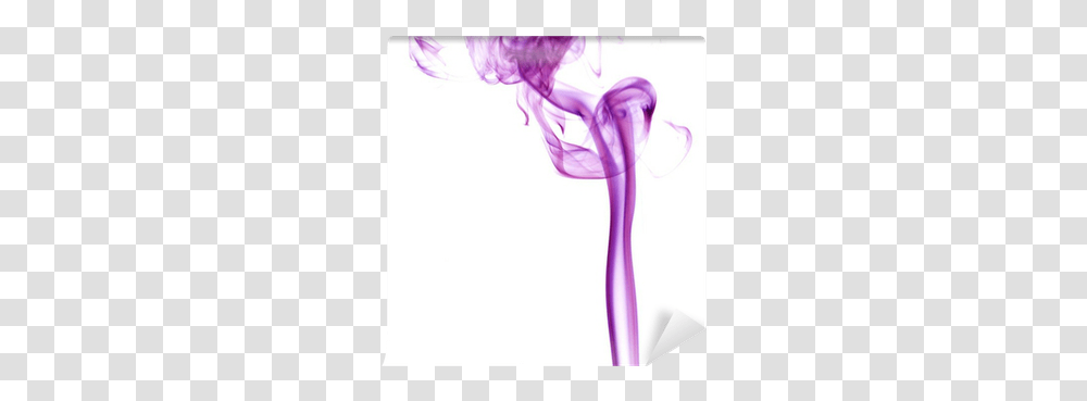 Purple Smoke Wall Mural Pixers Illustration, Incense Transparent Png