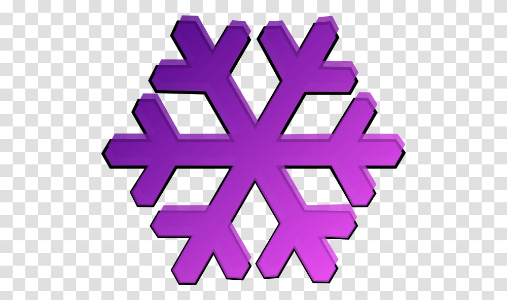 Purple Snowflake Clip Art, Cross Transparent Png