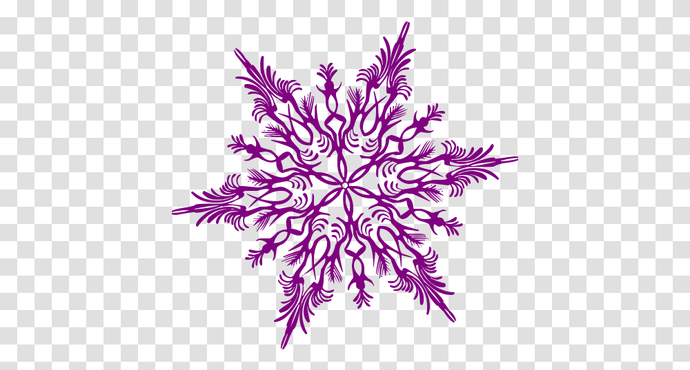 Purple Snowflake Clip Art Showing Gallery For Snowflake, Light, Pattern, Plant, Dye Transparent Png