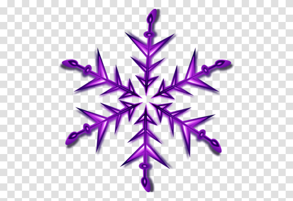 Purple Snowflake Cliparts Background Christmas Star, Cross, Crystal Transparent Png