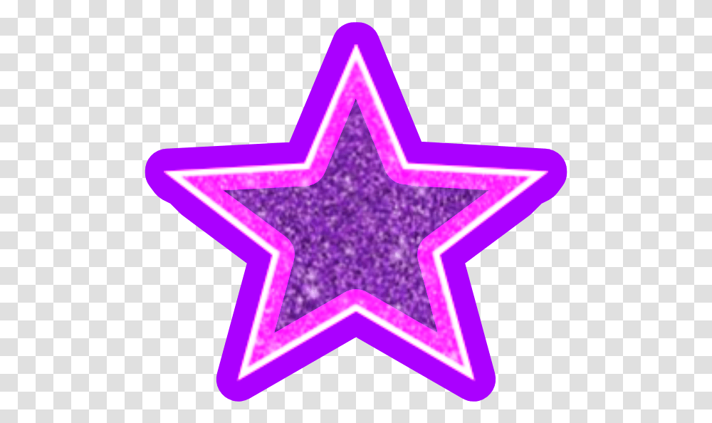 Purple Sparkles Walk Of Fame Star Vector, Cross, Symbol, Star Symbol, Light Transparent Png