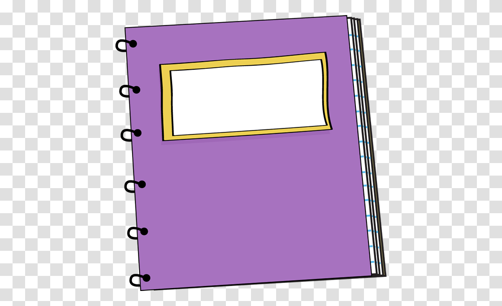 Purple Spiral Notebook Clip Art School Notebook, Mailbox, Letterbox, File Binder Transparent Png