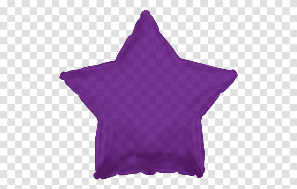 Purple Star Balloon 18'' 1 Ct Balloon, Star Symbol, Maroon, Person, Human Transparent Png